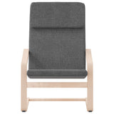 Relaxing Chair Dark Grey Fabric 351052
