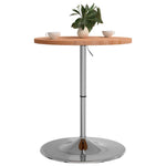 ZNTS Bar Table Ø60x90.5 cm Solid Wood Beech 3270630