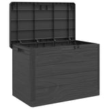 Outdoor Cushion Box Anthracite 77.5x44.5x53 cm Polypropylene 366602