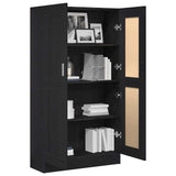 Book Cabinet Black Oak 82.5 x 30.5 x 150 cm Engineered Wood 3329275