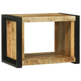 Wall Cube with Storage Brown 55 x 35 x 40 cm Solid Mango Wood 4016008