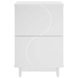 Bedside Cabinet 2 pcs White 33.5 x 34.5 x 50 cm Engineered Wood 8011388