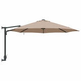 Garden Parasol Taupe 248 x 248 x 148 cm Polyester and Steel 42003246