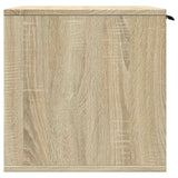 857726 Cat Litter Box Enclosure Sonoma Oak 60x40x40 cm Engineered Wood