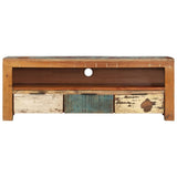 TV Cabinet 110x30x40 cm Solid Reclaimed Wood 338028