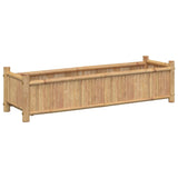 ZNTS Planter 100x30x25 cm Bamboo 366461