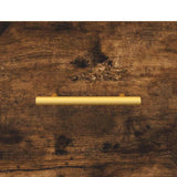 Wall Cabinet Smoked Oak 100x36.5x35 cm Engineered Wood 830121
