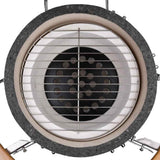 Kamado Barbecue Grill Smoker Ceramic 33 cm 41721