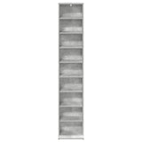 CD Cabinet Concrete Grey 33 x 23.5 x 175 cm Engineered Wood 8012648