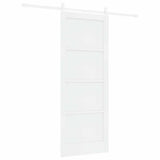 Sliding Door White 83 x 211 cm Solid Pine Wood 3333255