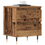 Bedside Cabinet 2 pcs Old Wood 40 x 35 x 50 cm Engineered Wood 863463