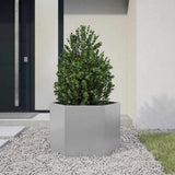 Garden Planter Hexagon 69x60x45 cm Galvanized Steel 851127