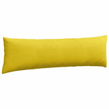 Sofa Pillows 2 pcs Yellow 145 x 40 cm Corduroy Fabric 42013849