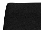 Bench Black 100x75x76 cm Fabric 351323