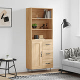 Highboard Sonoma Oak 69.5x34x180 cm Engineered Wood 3190016