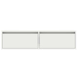TV Cabinet with LED Lights White 100X35.5x25 cm 860238