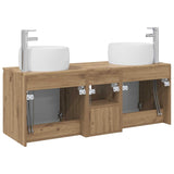 Bathroom Cabinet Set 3 pcs Artisan Oak 49.5 x 44.5 x 66 cm 3405726