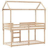Bunk Bed without Mattress 90x200 cm Solid Wood Pine 3282116