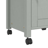 Kitchen Trolley MONZA 48x40x88.5 cm Solid Wood Pine 376089