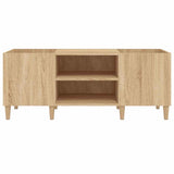 Record Cabinet Sonoma Oak 121x38x48 cm Engineered Wood 831928