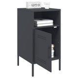 Bedside Cabinet Anthracite 36x39x68 cm Steel 843070