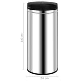 Automatic Sensor Dustbin 80 L Stainless Steel 322697