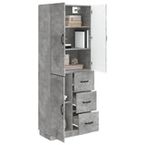 Cabinet Set 2 pcs Concrete Grey Engineered Wood 3416820