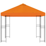 Gazebo 3 x 3 m Orange Polyester and Steel 190 gsm 900333