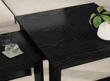Coffee Table Set 2 pcs Black Oak Engineered Wood 8000125