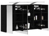 Bathroom Mirror Cabinet Black Oak 60 x 14.5 x 50 cm 889080