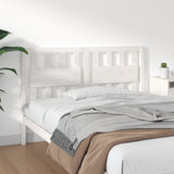 Bed Headboard White Solid pine wood Standard Size 818566