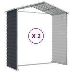 Garden Shed Anthracite 191x215x198 cm Galvanised Steel 3188254