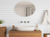 Decorative Stickers 20 pcs White Grey 30 x 30 x 0.8 cm 42021291
