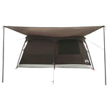 Family Tent Brown Grey 420 x 305 x 200 cm Polyester and Steel 42029002