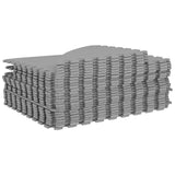 Pool Ground Mat 25 pcs 292 cm Round EVA Foam Grey 42042637