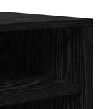 Shoe Cabinet Black Oak 60 x 35 x 92 cm Engineered Wood 862684