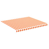 Replacement Fabric for Awning Yellow and Orange 4x3.5 m 312018