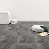 Self-adhesive PVC Flooring Planks 5.11 m Black with Pattern 144874