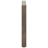 Dining Table Legs Natural Steel 2 pcs 100x cm Steel 4013323