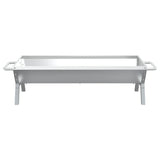 BBQ Tray Silver 118x42x30.5 cm Stainless Steel 319969