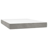 Pocket Spring Bed Mattress Medium Light Grey 137x190x20 cm Full 347875