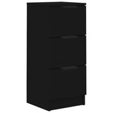 Sideboard Black 30x30x70 cm Engineered Wood 811153