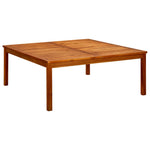 ZNTS Garden Coffee Table 110x110x45 cm Solid Acacia Wood 316397