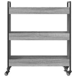 Kitchen Trolley Grey Sonoma 70x30x82 cm Engineered Wood 842319