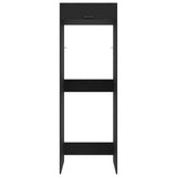 Wash Machine Cabinet with Storage Black Oak 67.5 x 68 x 200 cm 3422785