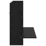 Wall-Mounted Desk Black oak Engineered wood 105 x 48 x 75 cm 869194