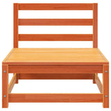 Garden Sofa Armless Wax Brown 70x70x67 cm Solid Wood Pine 837918