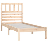 Bed Frame without Mattress Solid Wood Pine 90x200 cm 3101008