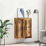 Wall Mounted Cabinet Old Wood 69.5 x 34 x 90 cm Engineered Wood 882430