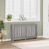 Radiator Cover Grey Sonoma 149x20x82 cm Engineered Wood 852749